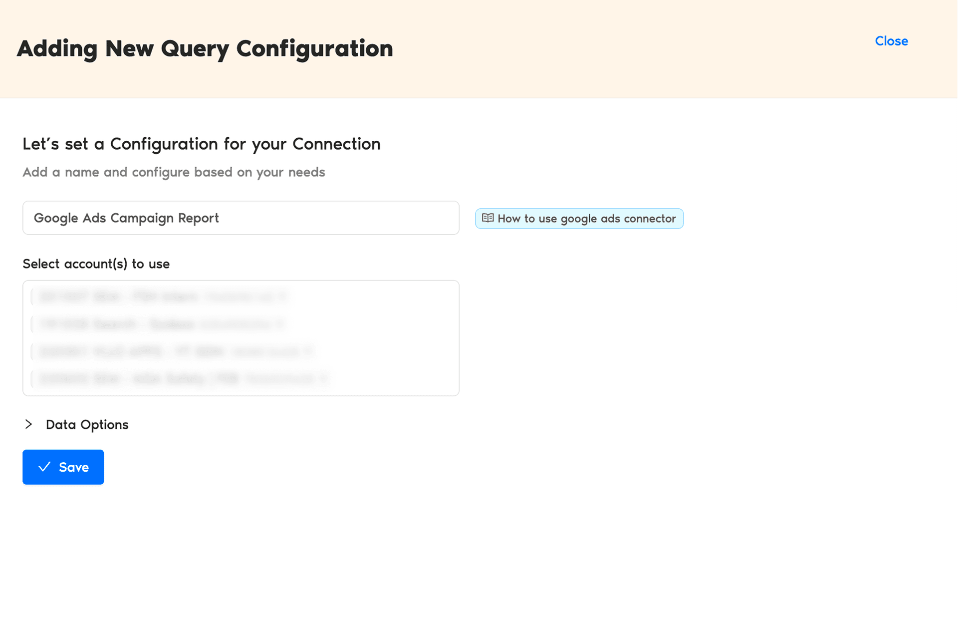 Configure your Google Ad reports