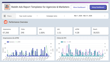 Reddit Ads Report Templates for Agencies & Marketers