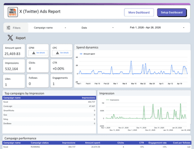 X (Twitter) Ads Report