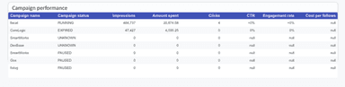 X (Twitter) Ads Report