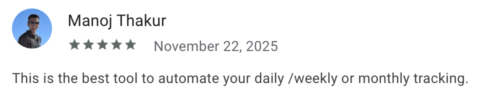 Two Minute Reports add on review