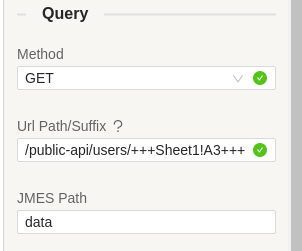 Suffix URL with cell reference