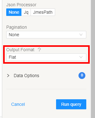 Flat format config