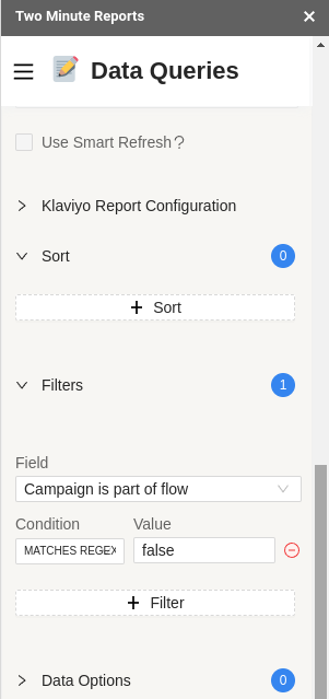 Filter for campaigns only
