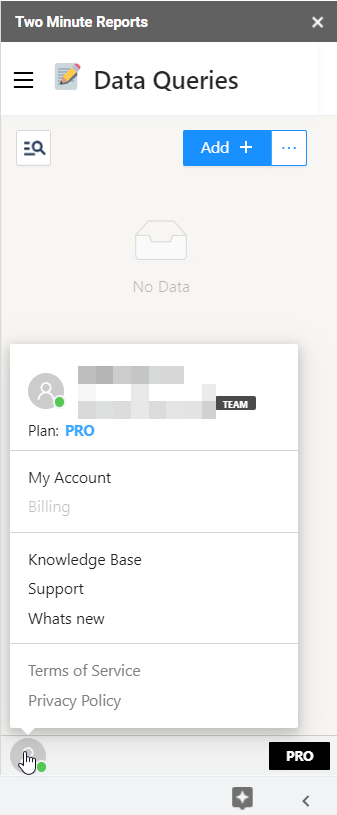 Important permissions missing error in sidebar