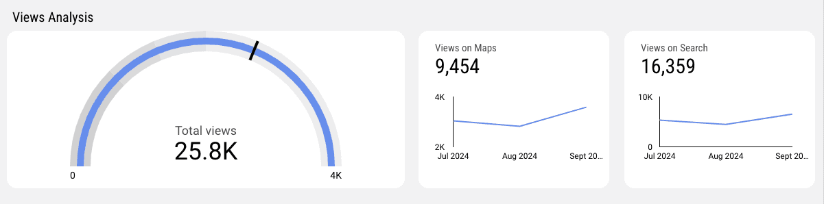 Google My Business Overview Report