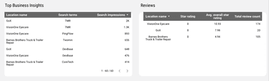 Google My Business Overview Report