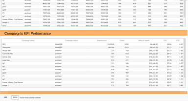 Amazon Ads Performance Report