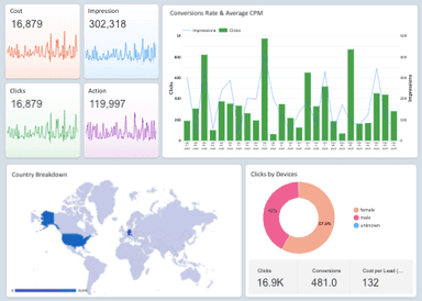 Instagram Ads Reporting Dashboard