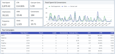 LinkedIn Ads Performance Overview Report