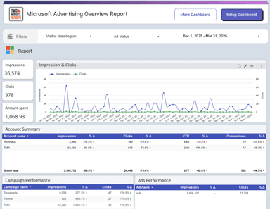 Microsoft Advertising Overview Report