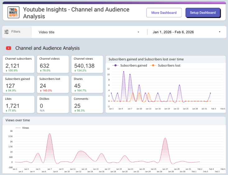 Youtube Insights - Channel and Audience Analysis