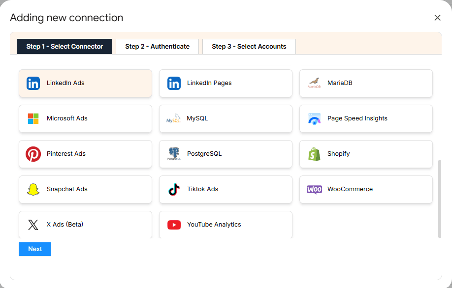 LinkedIn Ads connector