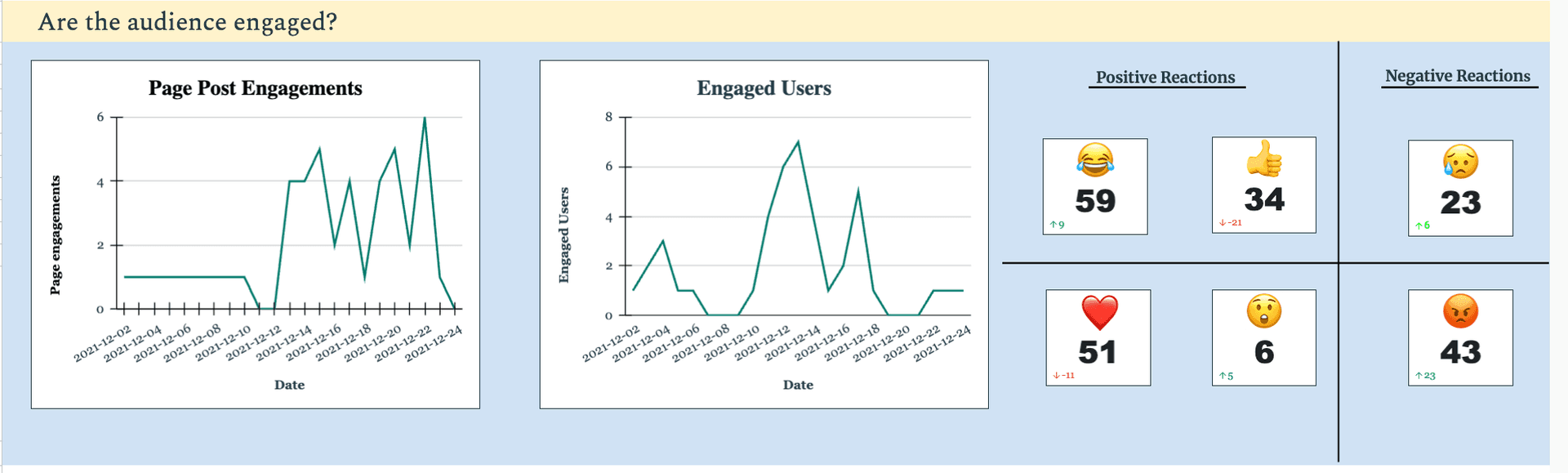 Facebook Page Insights Monthly Performace Overview Report