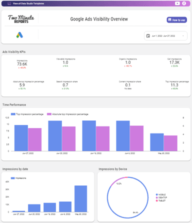 Google Ads Visibility Overview