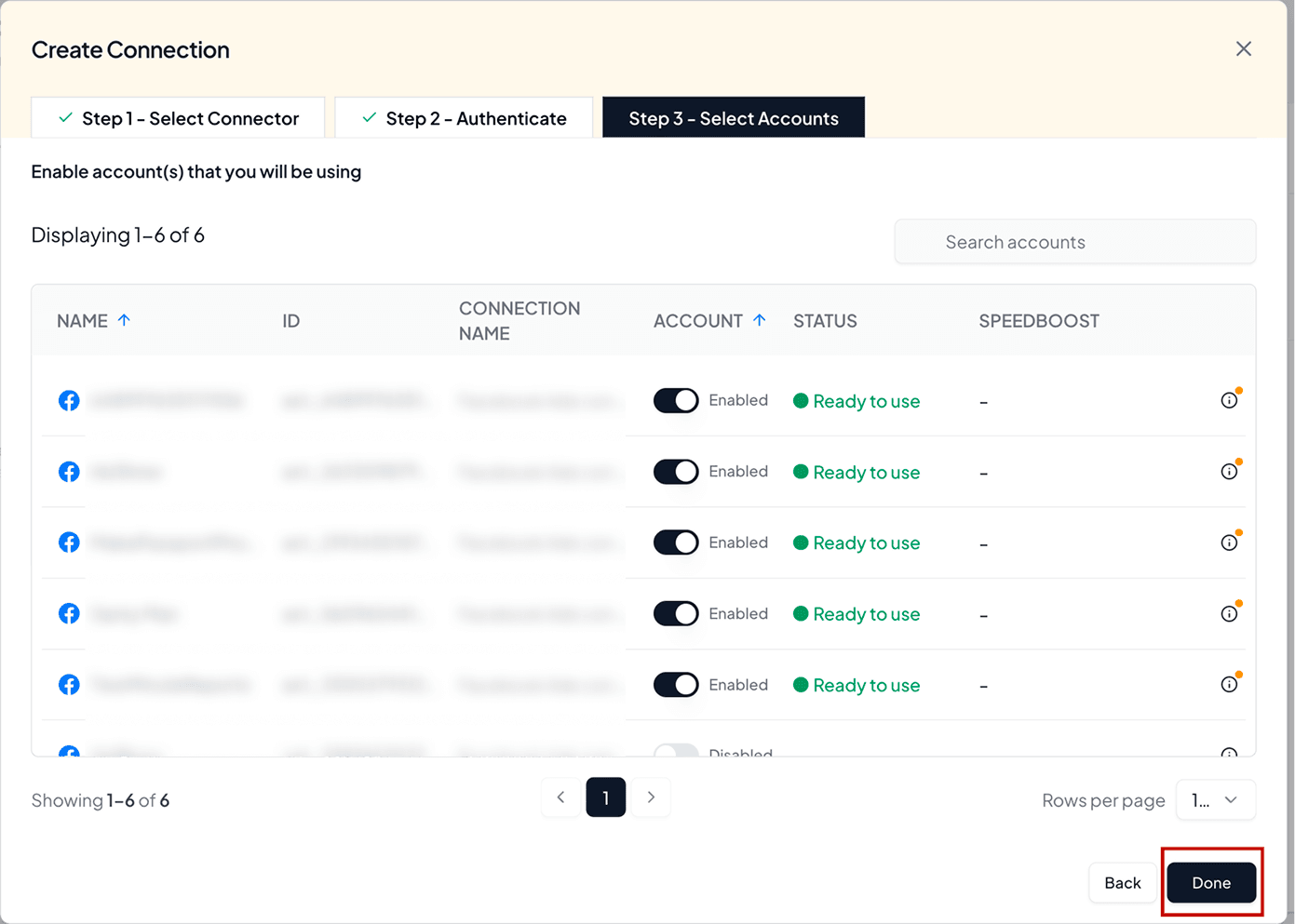 Enable the facebook ad accounts to measure campaign performance