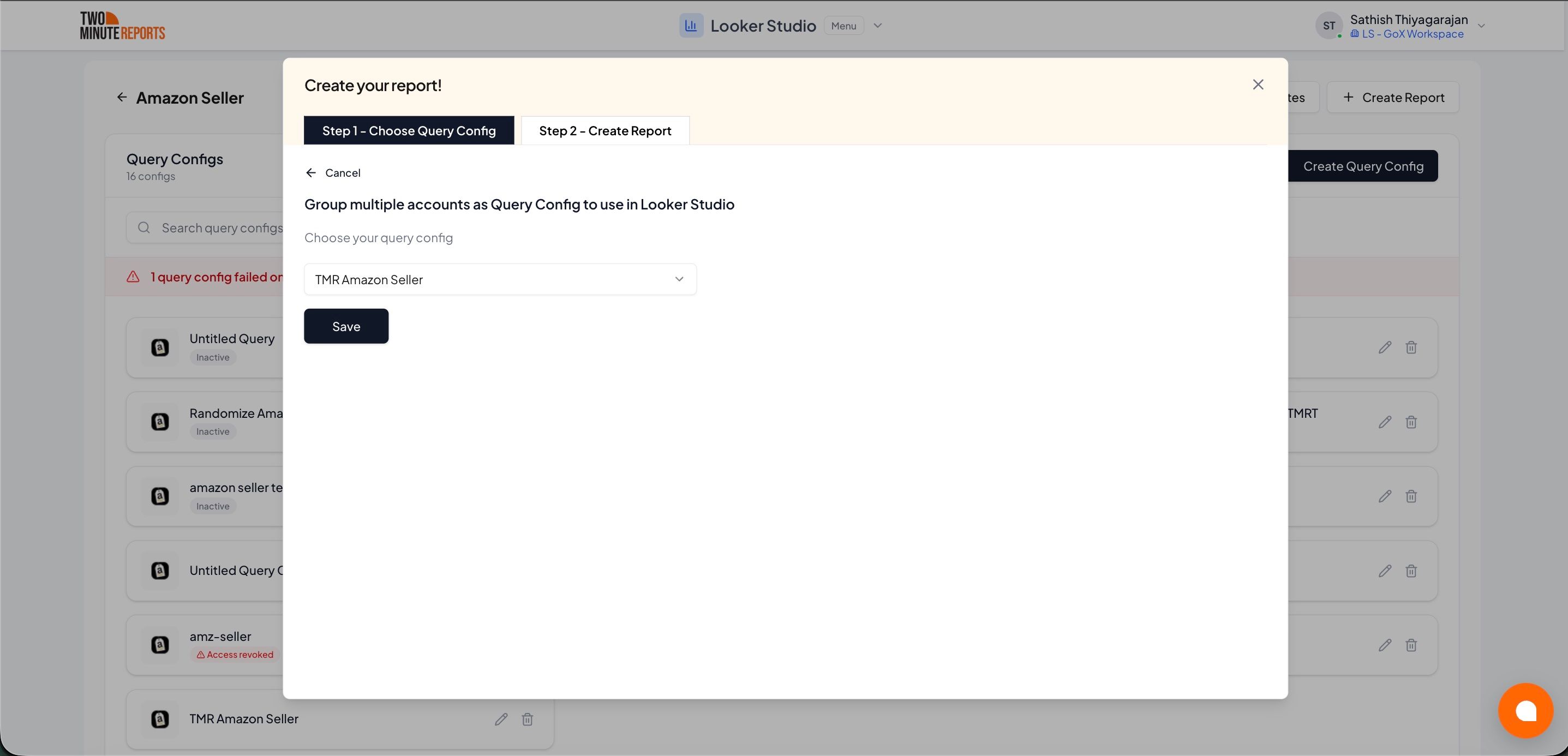 Choose Query Config