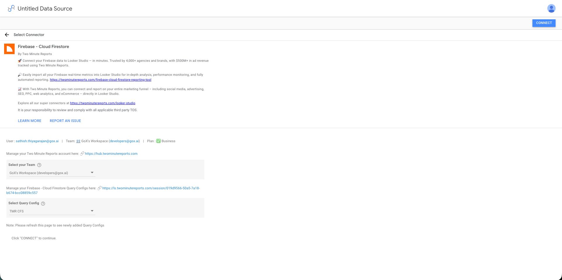 Select Query Config