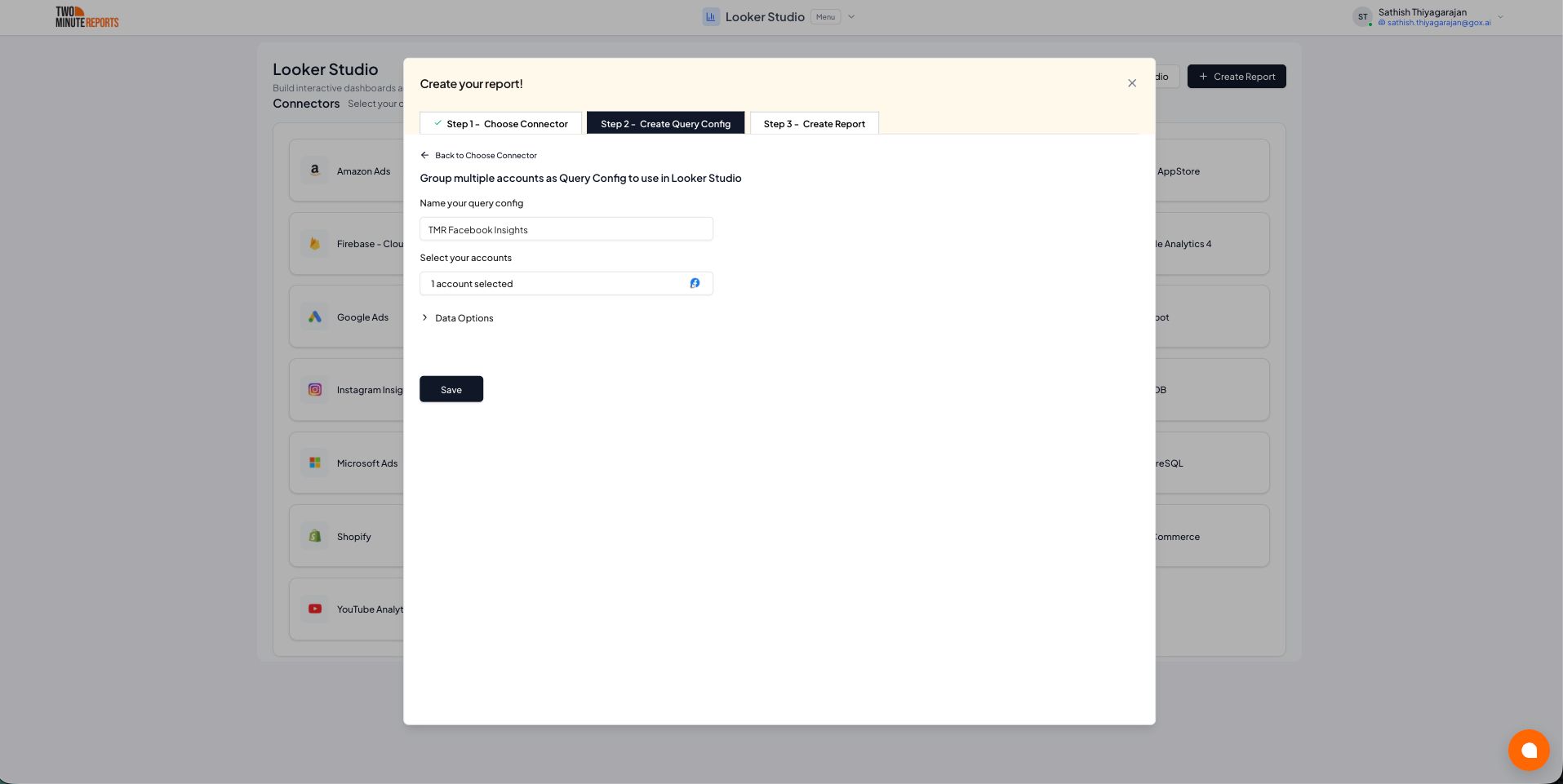 Create Query Config
