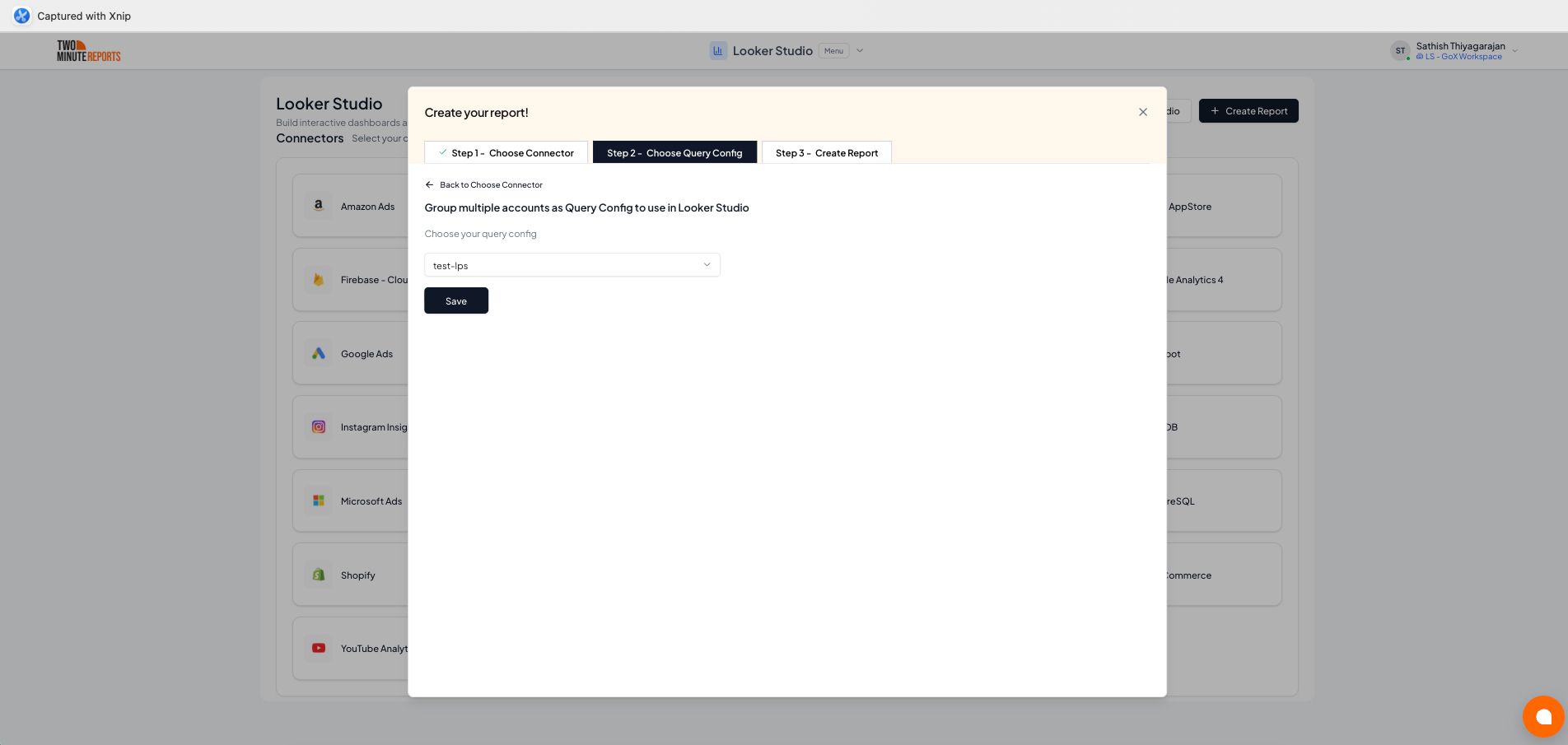 Choose Query Config