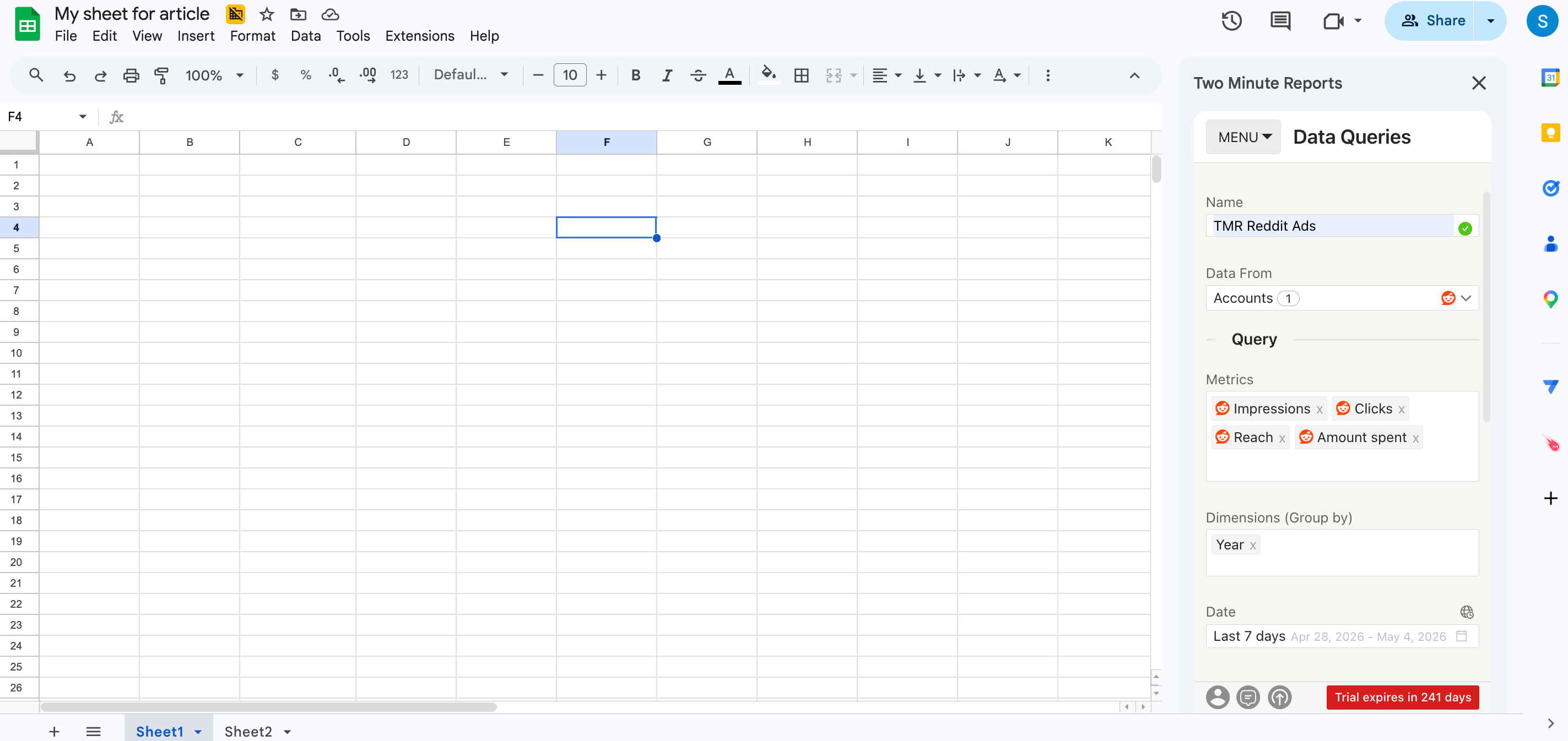 Create Query
